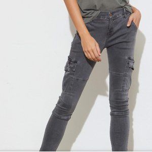 NSF CLOTHING – Vincent Skinny Cargo Pants PIGMENT BLACK size 29